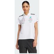 Adidas MERCEDES - AMG PETRONAS FORMULA ONE TEAM POLO WHITE WOMEN