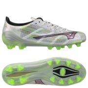 Mizuno Alpha II Elite FG - Hvit/Silver Iridescent/Sort