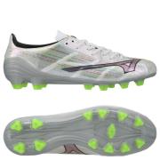 Mizuno Alpha II Pro FG - Hvit/Sølv iriserende/Svart