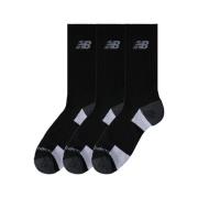 New Balance Sokker Performance Cushioned Crew 3-Pakke - Svart