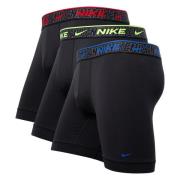 Nike Boxer 3-Pakke - Svart/Blå/Volt/Rød