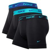 Nike Boxer 3-Pakke - Svart/Turkis/Navy
