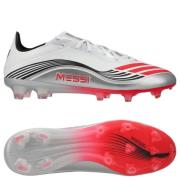 adidas F50 Messi Pro FG Prestig10 - Fottøy Hvit/Lucid Red/Sølv Metalli...