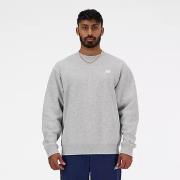 New Balance Genser Fleece Essentials Crew - Grå