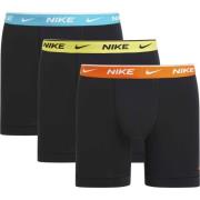 Nike Boxer 3-Pakke - Turkis/Lys/Neon oransje