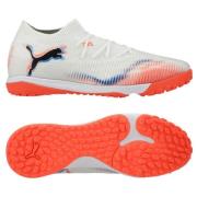 PUMA Future 8 Match TT Untamed - PUMA White/PUMA Svart/Glødende rød