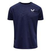 Castore Trenings T-Skjorte Adapt All-Over Print AerTek - Navy/Hvit