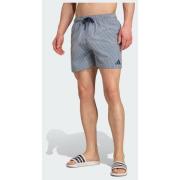Adidas Seersucker Stripy Swim Shorts 5-Inch