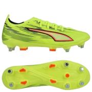 PUMA Ultra 6 Match SG Unleashed - Gul/PUMA Svart/Glødende rød/Lime Squ...