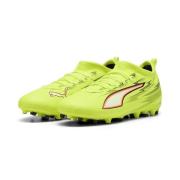 PUMA Ultra 6 Match MG Unleashed - Gul/PUMA Svart/Glødende rød/Lime Squ...