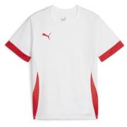 PUMA teamGOAL Matchday Jersey - PUMA White/Puma Rød - Barn