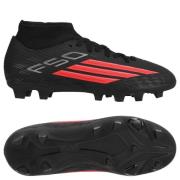 adidas F50 Club Mid FxG Immortal DNA - Svart/Lucid Red Barn