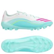 adidas F50 Messi League 2G/3G AG Aurora Radiante - Fottøy Hvit/Lucid P...