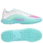 adidas F50 Messi League TF Aurora Radiante - Fottøy Hvit/Lucid Pink/Fl...