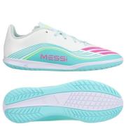 adidas F50 Messi Club IN Aurora Radiante - Fottøy Hvit/Lucid Pink/Flas...