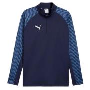 PUMA Treningsskjorte teamLIGA26 1/4 glidelås - PUMA Navy/PUMA White Ba...