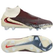 Nike Phantom 6 Elite High Cut FG United - Bordeaux/Universal Red/Grå