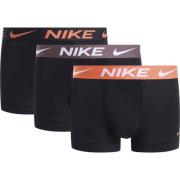 Nike Boksere Essential Micro Dri-FIT 3-Pakke - Svart/Oransje/Lilla/Gul...