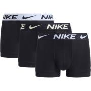 Nike Boksere Essential Micro Dri-FIT 3-Pakke - Svart/Neon Gul/Grå