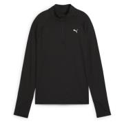 W RUN VELOCITY CLOUDSPUN 1/4 ZIP PUMA Black