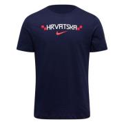 Kroatia T-skjorte Graphic World Cup 2026 - Obsidian/Hvit/Rød Barn