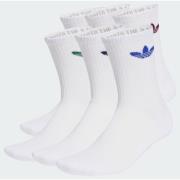 Adidas Originals Trefoil Cushion Crew Socks 6 Pairs